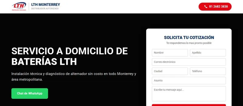 Captura de Batería LTH Monterrey